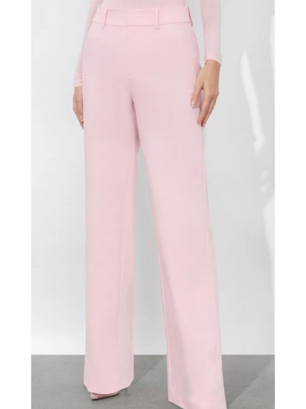 Alice + Olivia ALEXANDER TROUSER in SHELL PINK Size 0